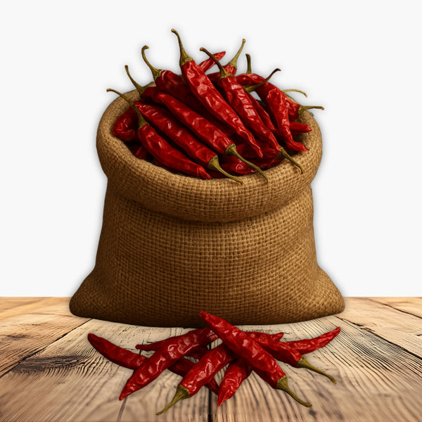 Premium Whole Red Chilies (سابت لال مرچ) – Naturally Sun-Dried & Full of Flavor